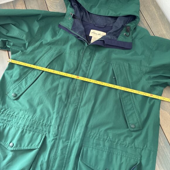 Vintage Eddie Bauer Green Lightweight Gortex Jacket Poncho - Men’s Size XL (D9) - Picture 6 of 12